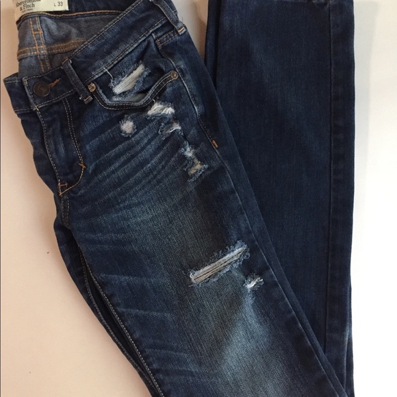 Abercrombie & Fitch Straight Leg Jeans. Size 24 - Picture 2 of 6